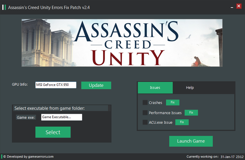 assassins creed unity bug fix patch download