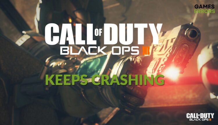 Black Ops 3 Keeps Crashing on PC