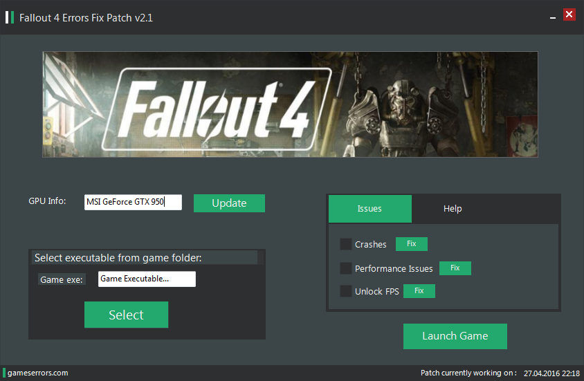 fallout 4 crashes trying access menu