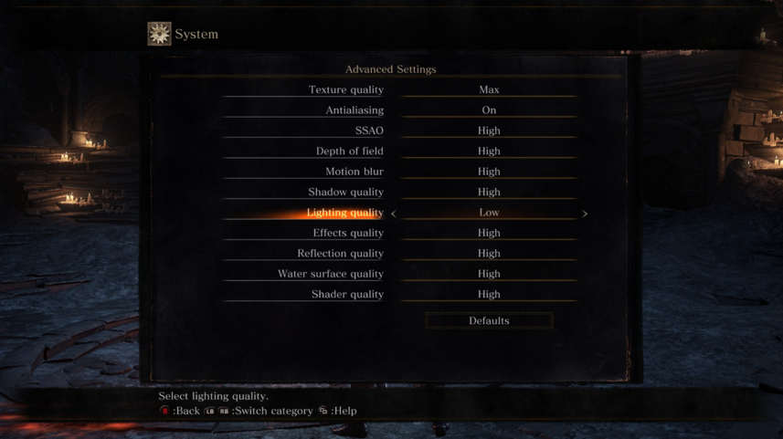 dark souls pc settings crash