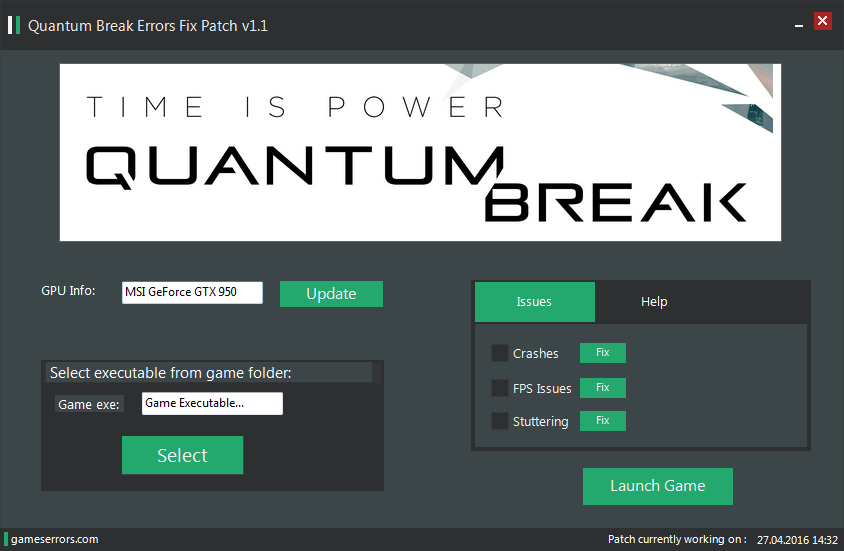 quantum break pc change resolution