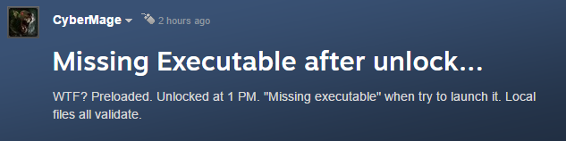 missing executable steam windows 10