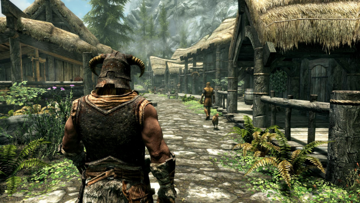 skyrim pc game closes to desktop