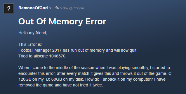 footbal-manager-2017-out-of-memory