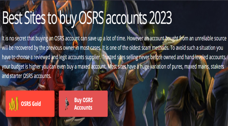 Get Osrs Accounts For Sale Fast Information Octo Quasar