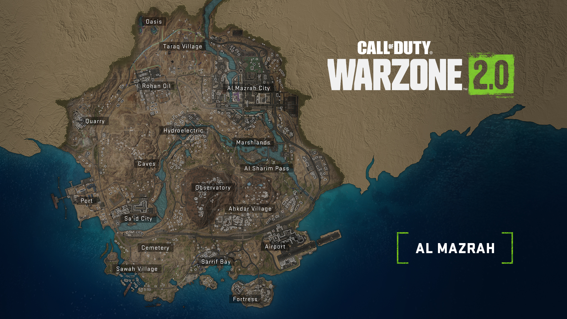Al Mazrah Map Warzone 2 Call of Duty