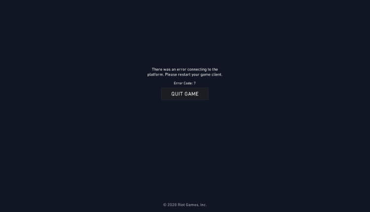 valorant error code 7 featured