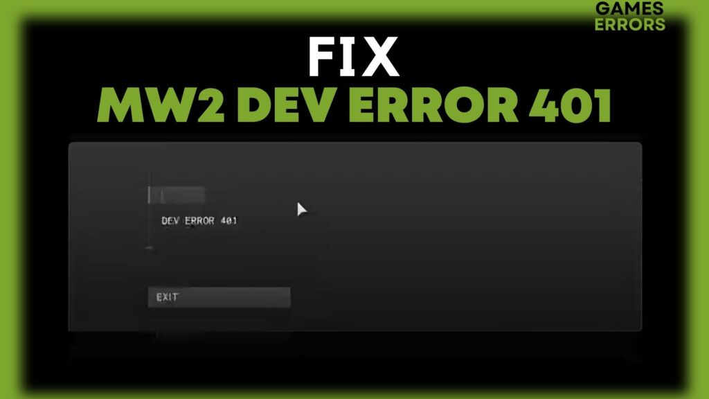 Constantly Having DEV Error 401 Trying to Play MW2 [Fix]