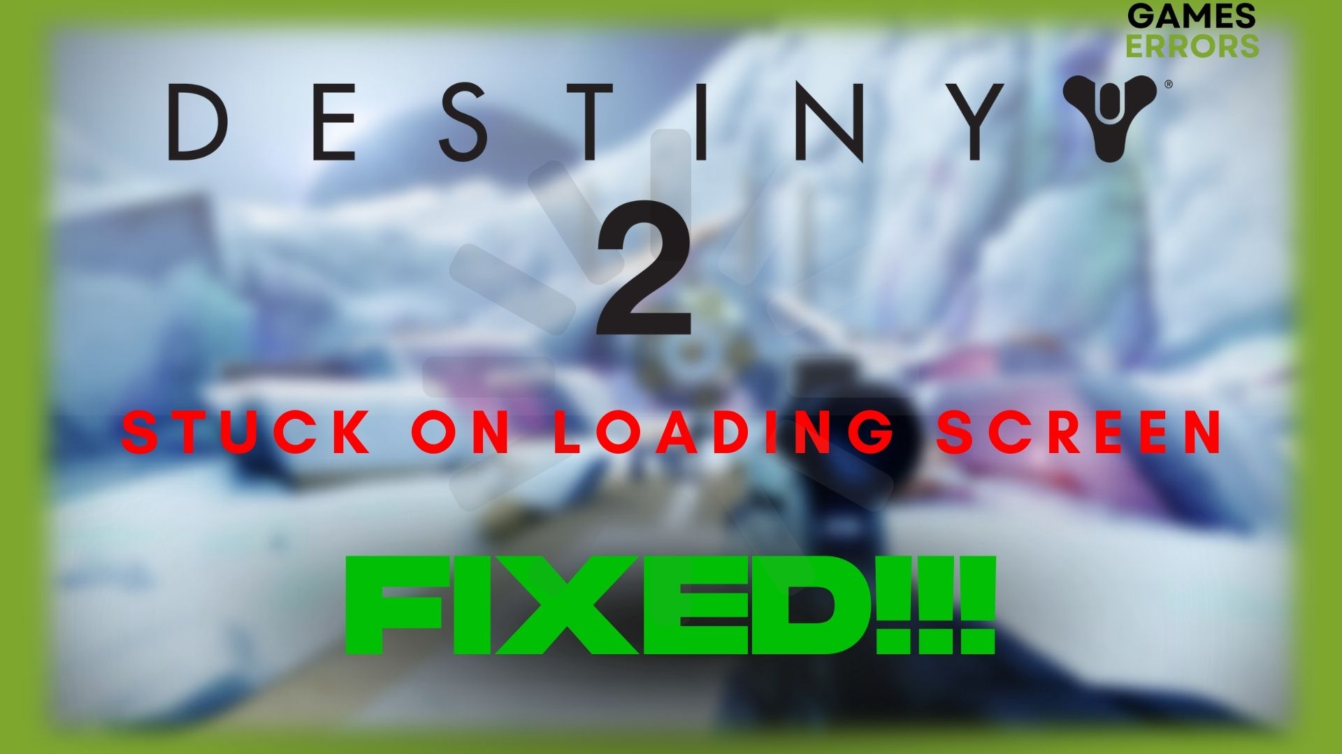 fix destiny 2 stuck on loading screen
