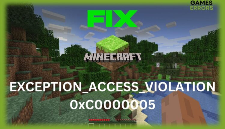 fix EXCEPTION_ACCESS_VIOLATION 0xC0000005 in Minecraft