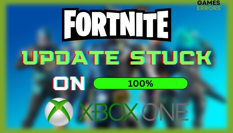 fix fortnite update stuck on 100%