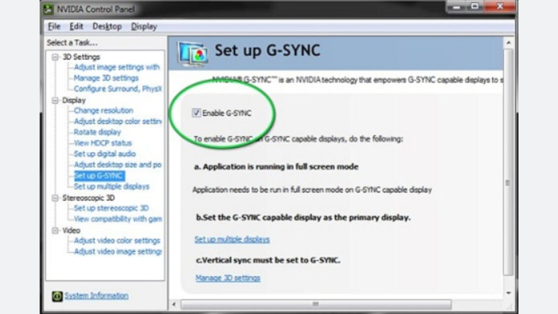 disable GSync to fix WoW screen flickering