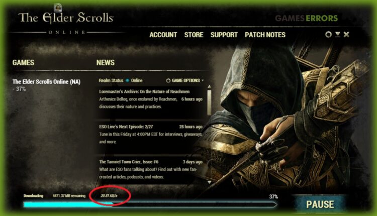 Elder Scrolls Online Download Faster