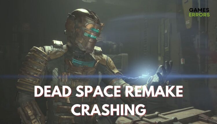 fix dead space remake crashing
