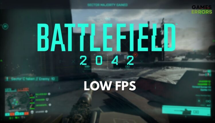 Battlefield 2042 Low FPS