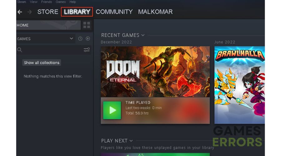 Steam Library