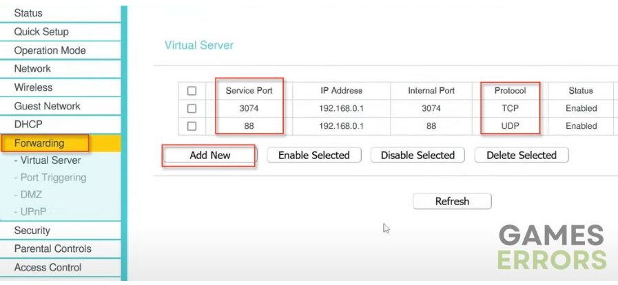 Port Forwarding 2