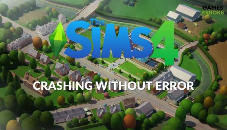 Sims 4 Crashing without Error