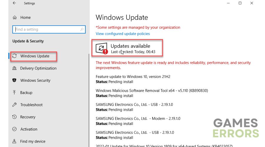 Windows OS Update 2