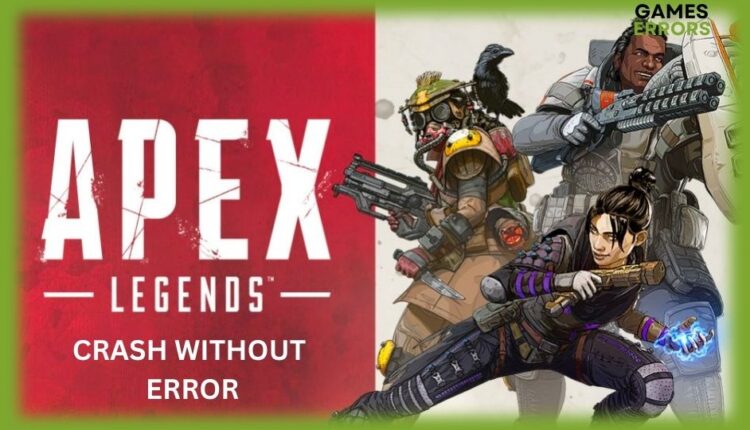 fix apex legends crash without error