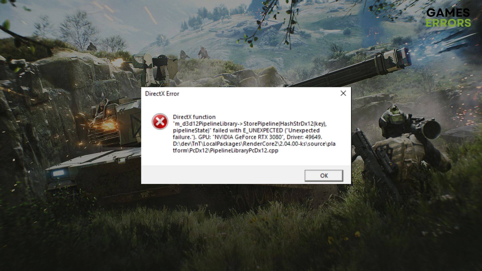 Battlefield 2042 DirectX Error How to fix