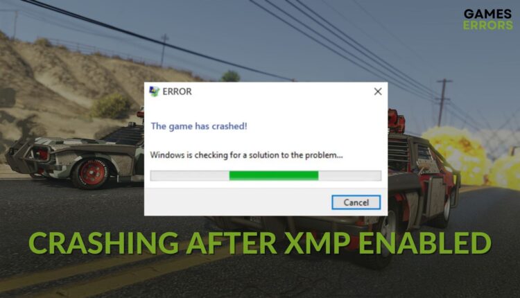 how to fix games crashing with xmp enabled