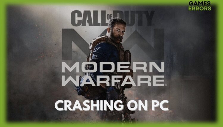 fix modern warfare crashing on pc