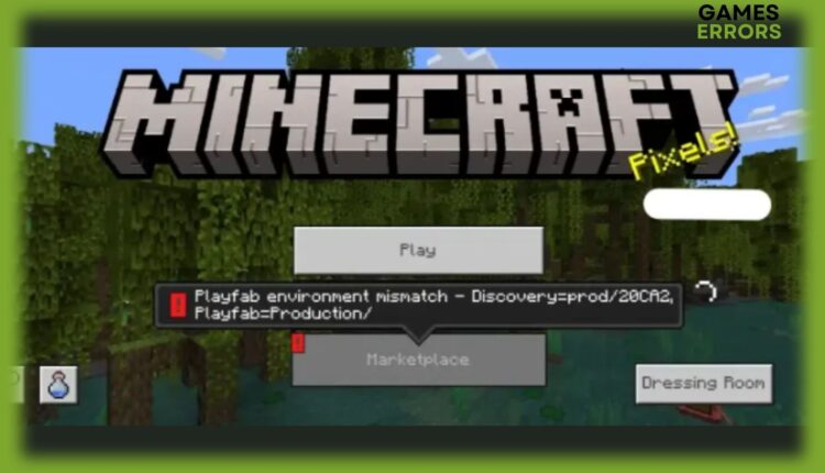 fix playfab environment mismatch minecraft