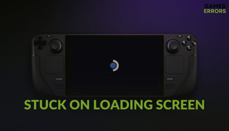 how to fix steam deck stuck on loading screen