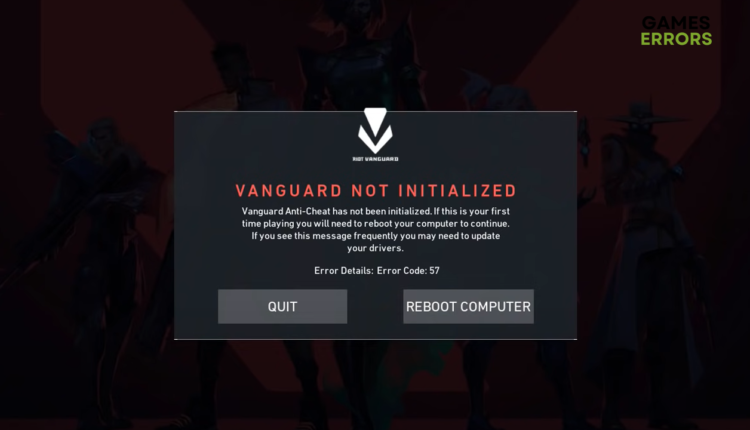 valorant error code 57