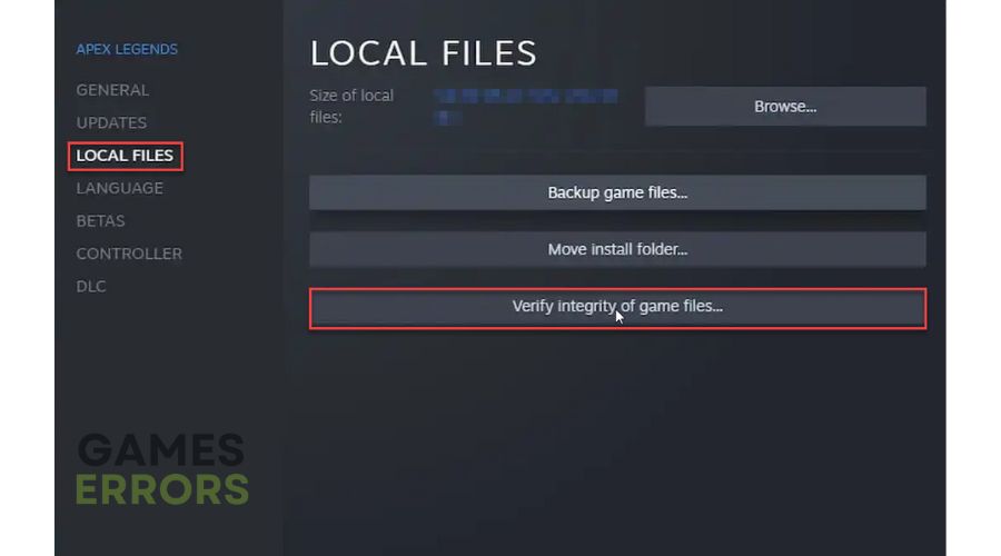 Apex Legends Verify File Integrity