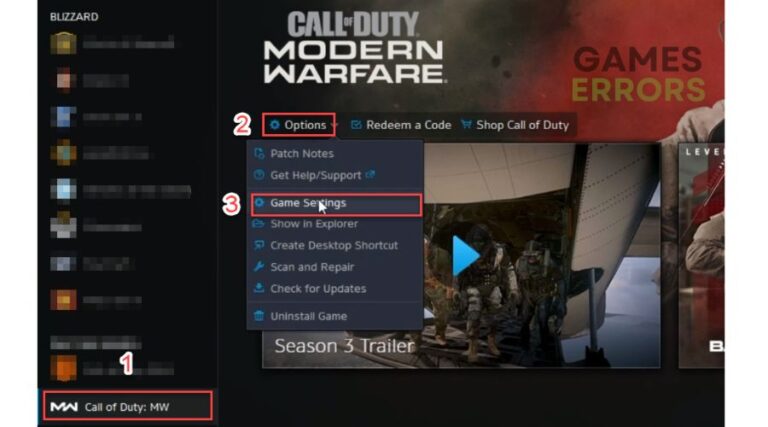 Call Of Duty Modern Warfare Fatal Error: How To Fix