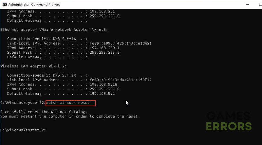 Rainbow Six Siege Error Code 4-0xfff0be25 - Flush DNS 2