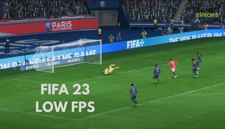 FIFA 23 low fps: quick fix