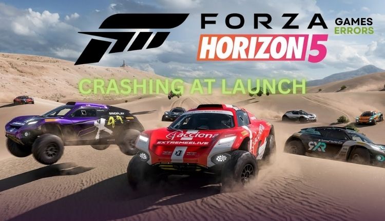 Forza Horizon 5 crashing on launch or freezing on startup