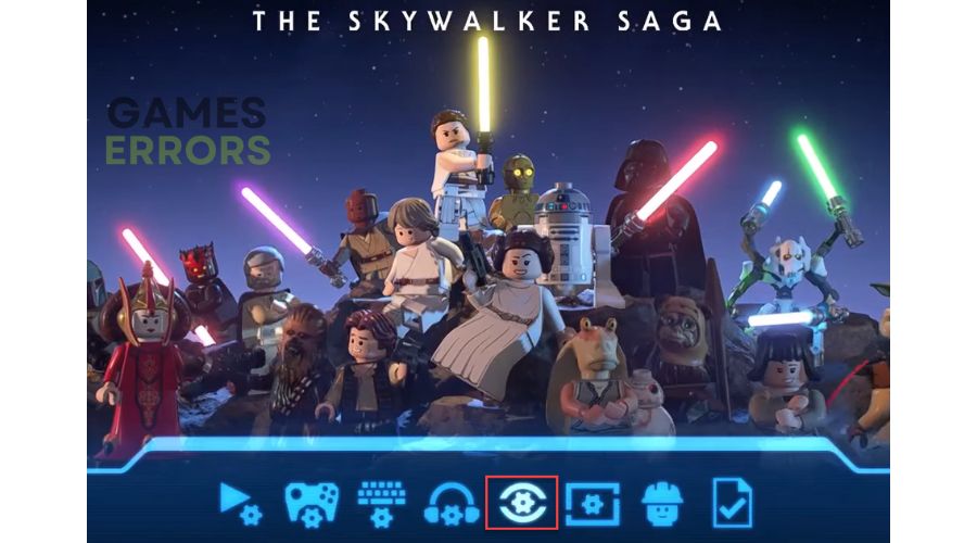 Lego Star Wars Video Settings