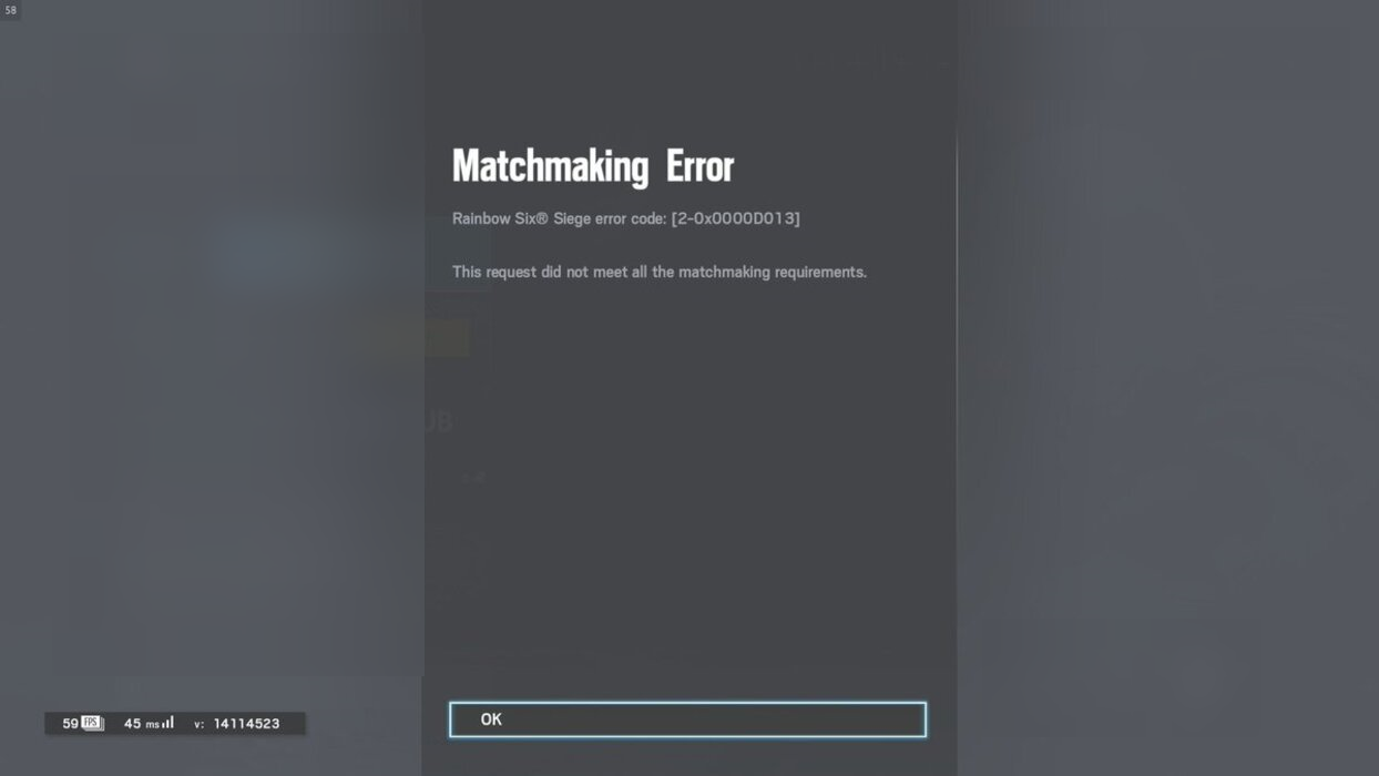 Rainbow Six Siege Error Code 2-0x0000d013: Fix It in No Time