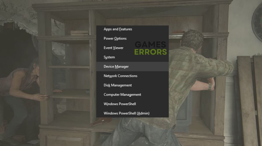 The Last Of Us Part 1 Device Manager