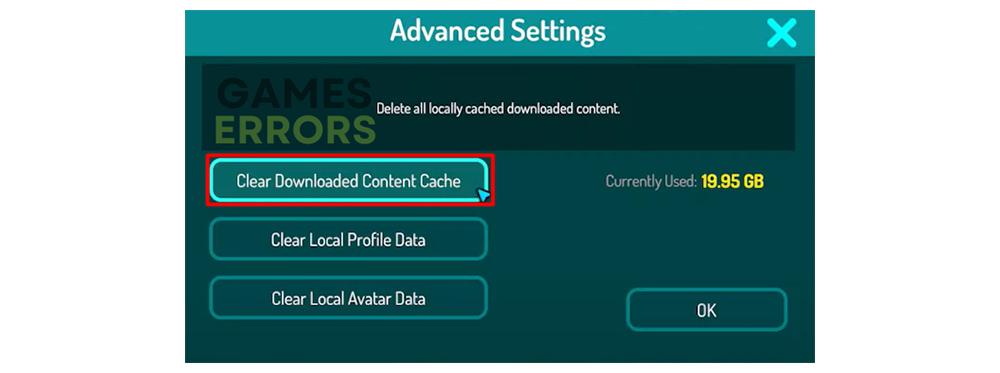 Vrchat clear downloaded content cache menu