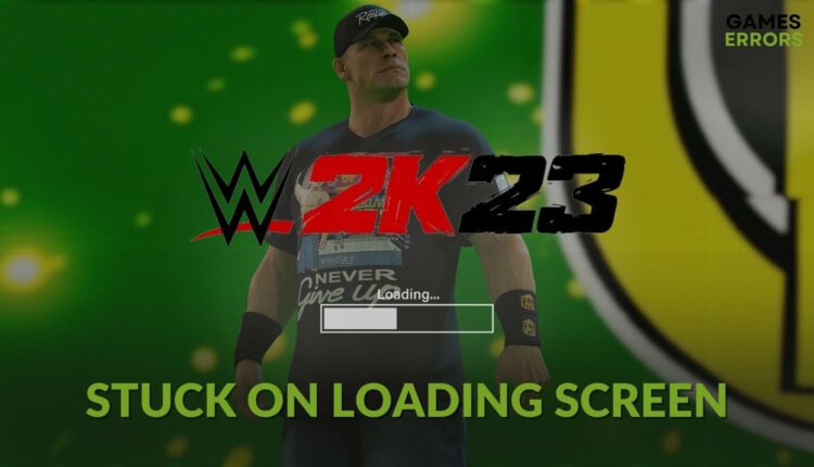 how to fix WWE 2K23 stuck on loading screen