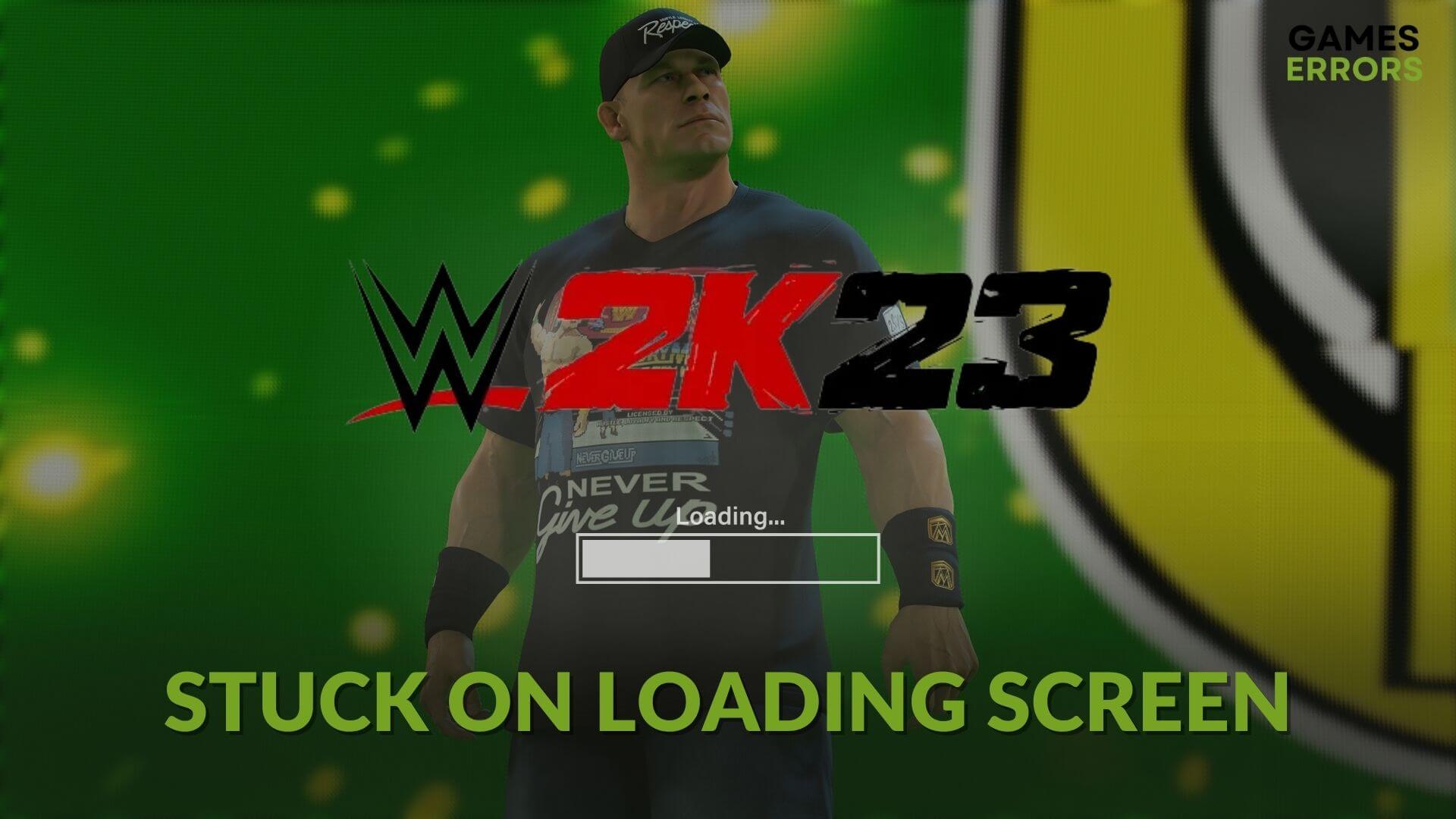 how to fix WWE 2K23 stuck on loading screen