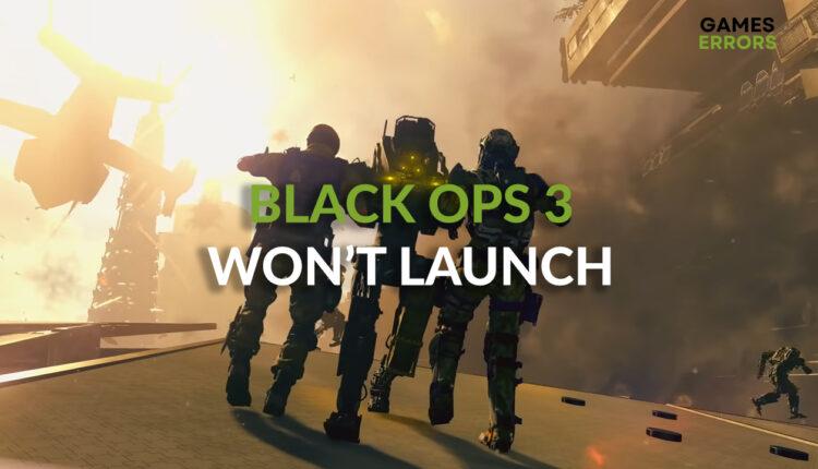 black ops 3 pc wont launch