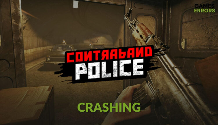 How to fix contraband police crashing on PC