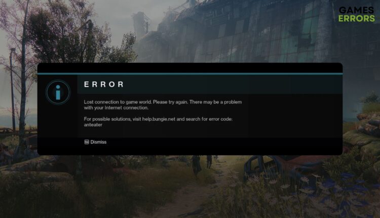 how to fix destiny 2 error code anteater