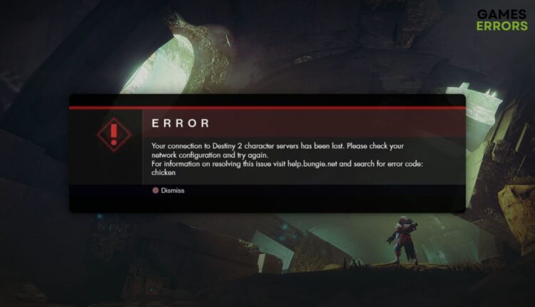 how to fix destiny 2 error code chicken