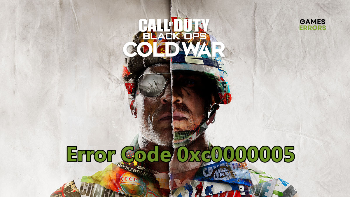 Cold War Error Code 0xc0000005