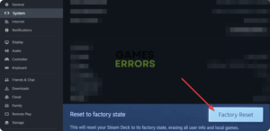 Games Not Launching On Steam Deck How To Fix Factory Reset Steam Deck 300x146 