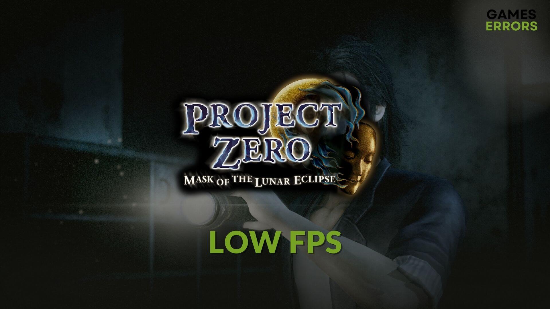 how to fix fatal frame mask of the lunar eclipse low fps