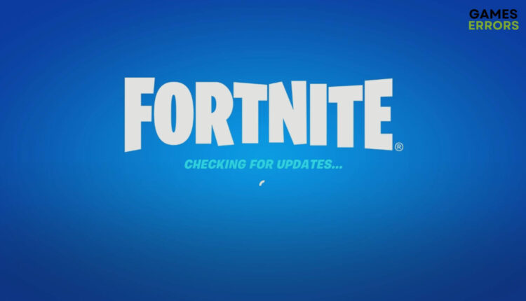 fortnite checking for updates featured