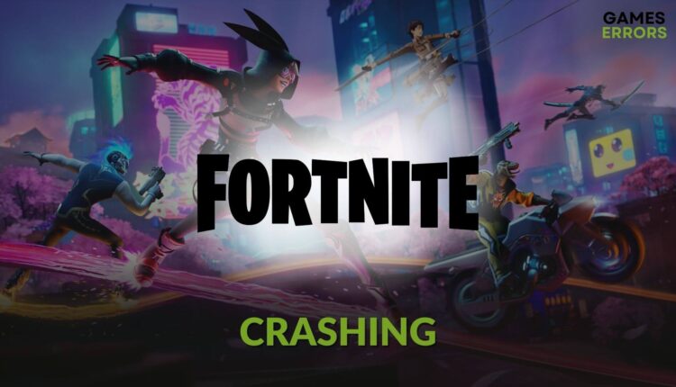 how to fix fortnite crashing